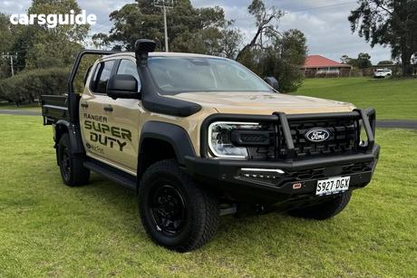 Beige 2025 Ford Ranger Dual Cab Chassis Super Duty (4X4)