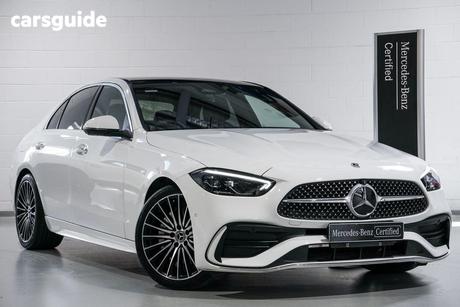 White 2022 Mercedes-Benz C200 Sedan Edition C Mhev