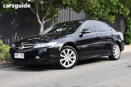 Black 2007 Honda Accord Euro Sedan Luxury
