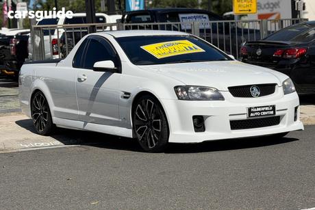 White 2009 Holden UTE Ute Tray SS R
