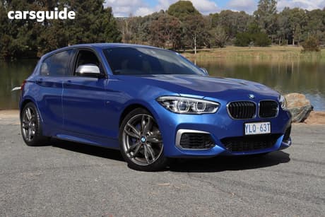 Blue 2016 BMW M140I Hatchback