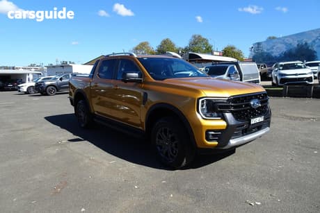 Yellow 2025 Ford Ranger Double Cab Pick Up Wildtrak X 2.0 (4X4)