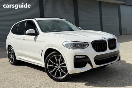 White 2019 BMW X3 Wagon Sdrive20I M-Sport