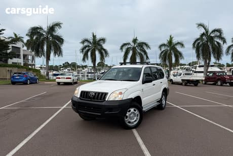 White 2008 Toyota Landcruiser Prado Wagon