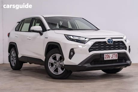 White 2024 Toyota RAV4 Wagon Gx (2Wd) Hybrid
