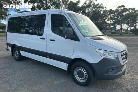 White 2020 Mercedes-Benz Sprinter Van 419Cdi Vs30 Mwb Rwd