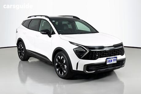 White 2021 Kia Sportage Wagon Gt-Line (Awd)