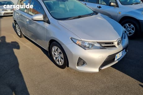 Silver 2013 Toyota Corolla Hatchback Ascent