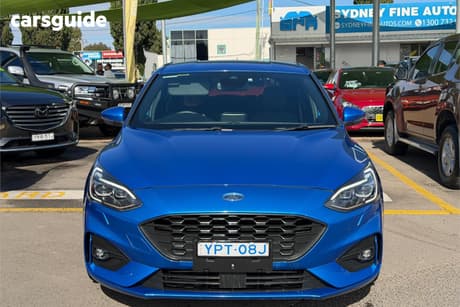 Blue 2019 Ford Focus Hatchback St-Line