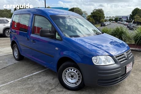 Blue 2009 Volkswagen Caddy Commercial 2KN F