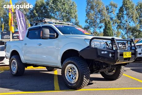 White 2016 Nissan Navara Ute Tray ST-X