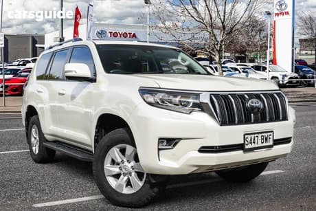 White 2018 Toyota Landcruiser Prado Wagon Gxl (4X4)