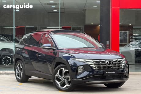 Blue 2023 Hyundai Tucson Wagon Highlander (Awd)