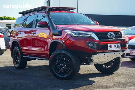 Red 2021 Toyota Fortuner Wagon Crusade