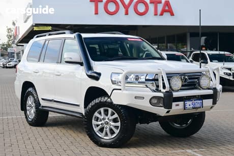 White 2020 Toyota Landcruiser Wagon Lc200 Sahara (4X4)