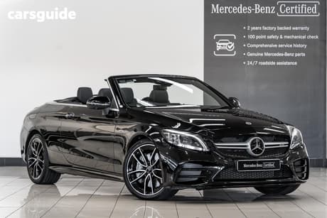Black 2023 Mercedes-Benz C43 Cabriolet