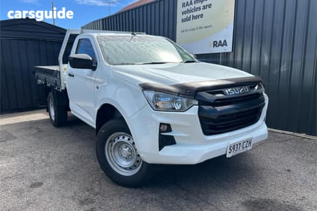 White 2023 Isuzu D-MAX Cab Chassis Sx (4X2) High-Ride
