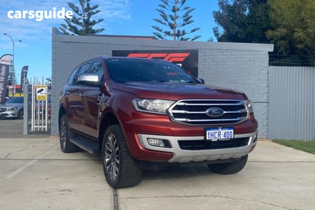 Orange 2019 Ford Everest Wagon Titanium (4Wd 7 Seat)