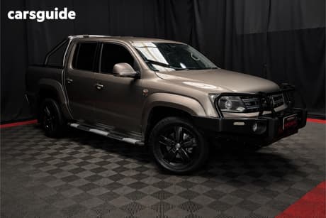 Beige 2018 Volkswagen Amarok Dual Cab Utility V6 Tdi 550 Sportline