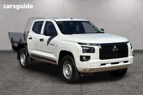 White 2025 Mitsubishi Triton Cab Chassis Glx (4X4)