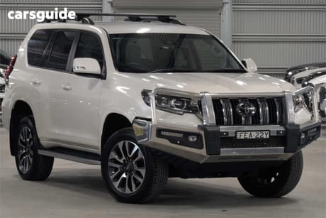 White 2023 Toyota Landcruiser Prado Wagon Vx
