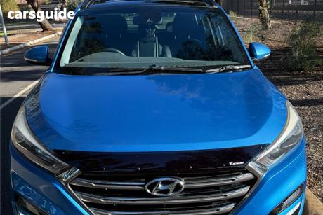 Blue 2015 Hyundai Tucson Wagon Highlander (Awd)