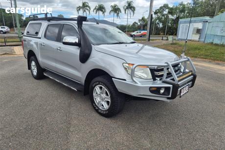 Silver 2012 Ford Ranger Dual Cab Utility Xlt 3.2 (4X4)