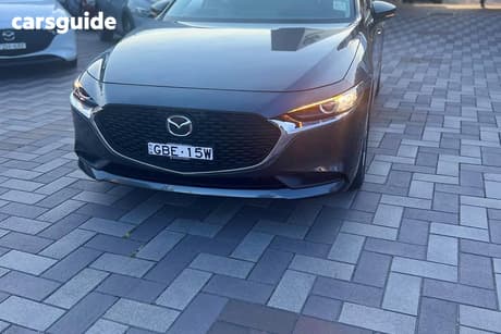 Grey 2025 Mazda 3 Sedan G20 Pure