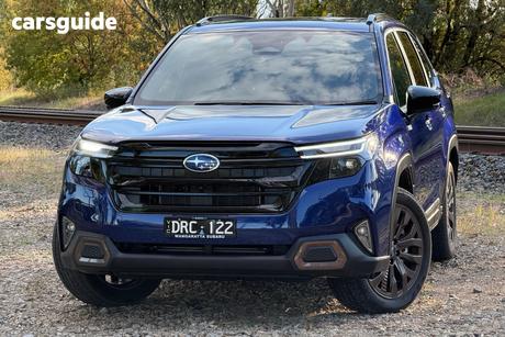 Blue 2025 Subaru Forester Wagon Hybrid Sport (Awd)