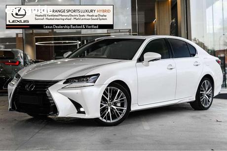 White 2017 Lexus GS450H Sedan Hybrid Sports Luxury