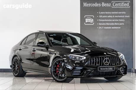 Black 2024 Mercedes-Benz C63 Sedan S E Performance Mhev