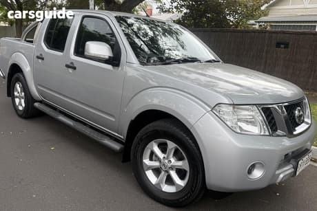 Silver 2013 Nissan Navara Dual Cab Pick-up St (4X2)