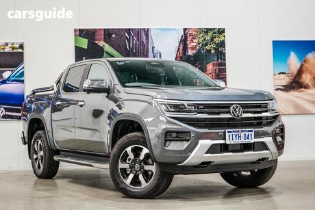 Grey 2025 Volkswagen Amarok Dual Cab Utility Style Tdi500 4Motion Tray