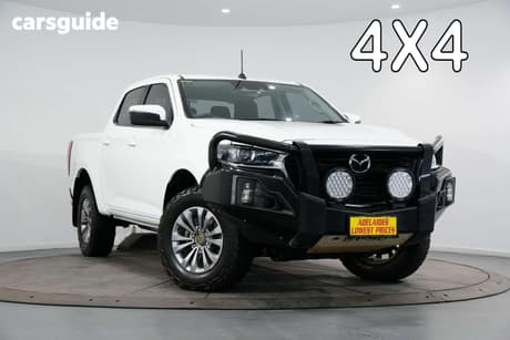 White 2021 Mazda BT-50 Dual Cab Chassis Xt (4X4)
