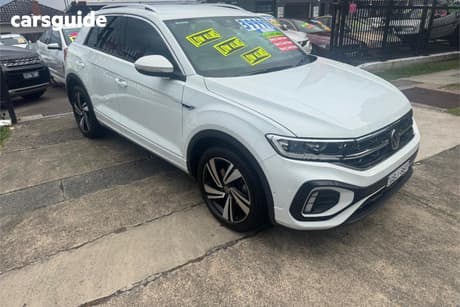 White 2023 Volkswagen T-ROC Wagon 140Tsi R-Line (Restricted Ftr)