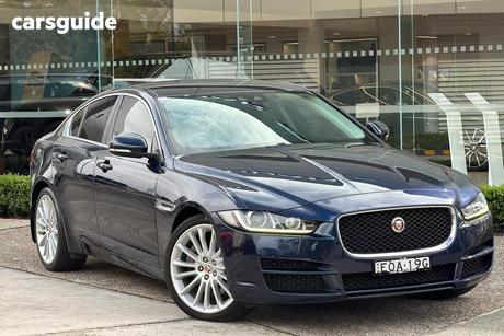 Blue 2016 Jaguar XE Sedan 25T Prestige