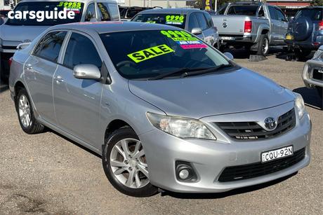 Silver 2013 Toyota Corolla Sedan Ascent Sport