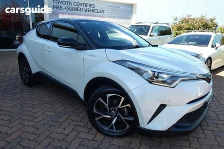 White 2019 Toyota C-HR Hatchback Koba (2Wd) Two Tone
