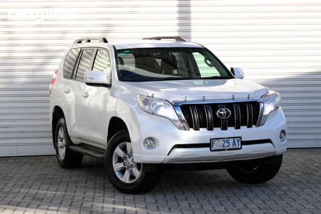 White 2016 Toyota Landcruiser Prado Wagon Gxl (4X4)