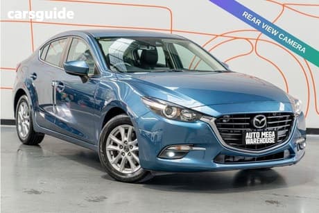 Blue 2018 Mazda 3 Sedan Maxx Sport