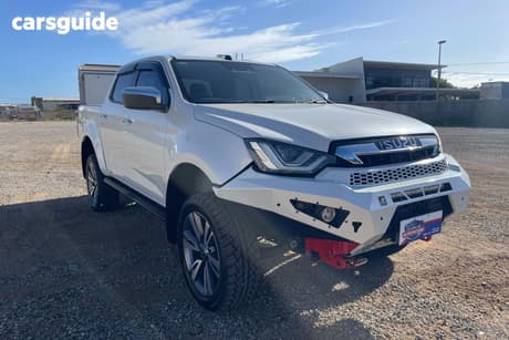 White 2020 Isuzu D-MAX Crew Cab Utility Ls-U (4X4)