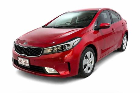 Red 2017 Kia Cerato Hatchback S