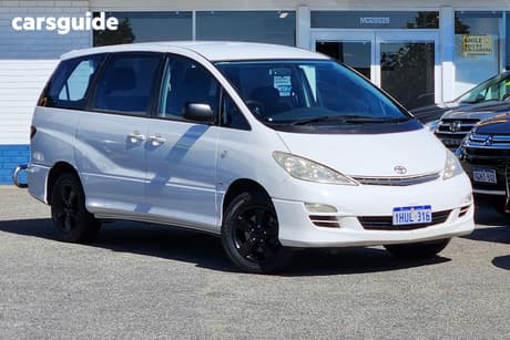 White 2005 Toyota Tarago Wagon Gli