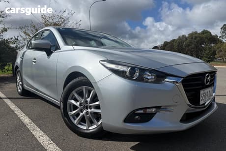 Silver 2018 Mazda 3 Sedan Touring