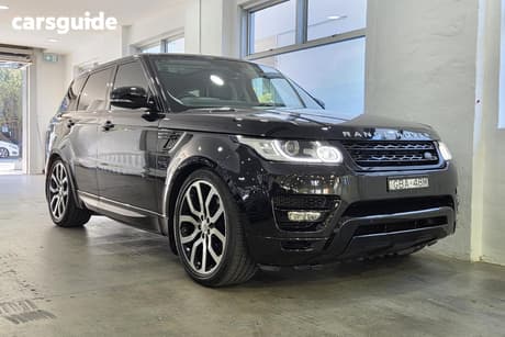 Black 2014 Land Rover Range Rover Sport SUV SDV8 HSE DYNAMIC 4X4