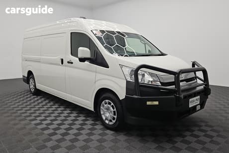 White 2021 Toyota HiAce Van Lwb