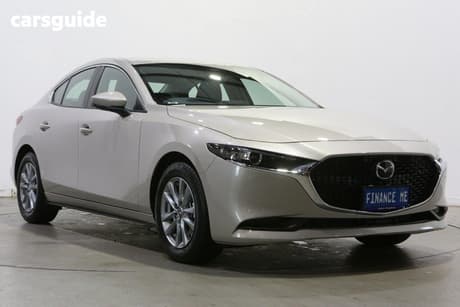 Gold 2025 Mazda 3 Sedan G20 Pure