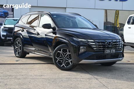 Black 2022 Hyundai Tucson Wagon Highlander N Line (Awd)