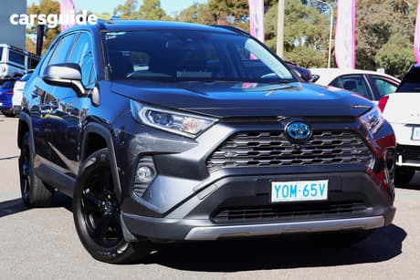 Grey 2021 Toyota RAV4 Wagon Cruiser (2Wd) Hybrid