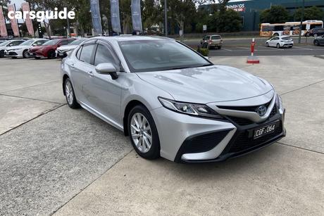 Silver 2022 Toyota Camry Sedan Ascent Sport Hybrid